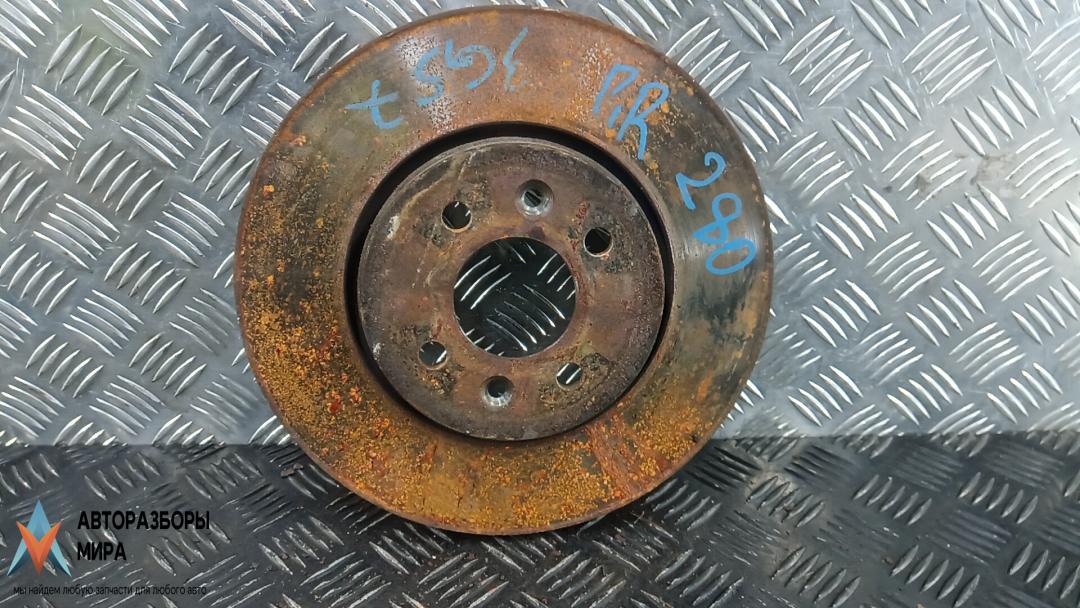 диск тормозной передний Renault Captur 1 поколение 2015, 1.5 л., дизель, МКПП, хетчбэк 5 дв. - фото №1