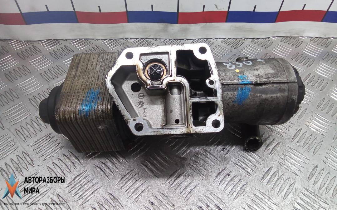 Корпус масляного фильтра дизельный Audi A6 4F/C6 2007, 2.0 л., дизель, МКПП, универсал, BRE - фото №1