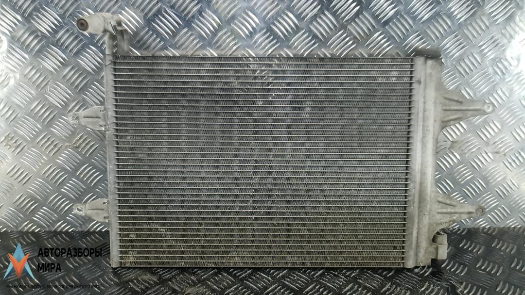 радиатор кондиционера Skoda Fabia 2 поколение (5J) 2007, 1.2 л., 12V, бензин, МКПП, хетчбэк 5 дв., 6Q0820411K - фото №1