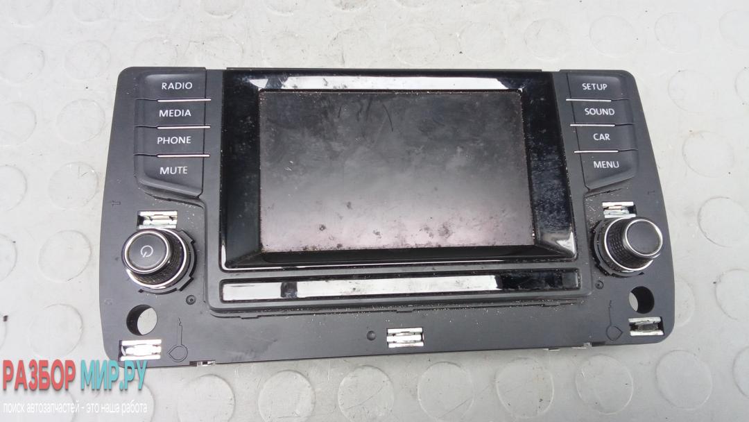 магнитола Volkswagen Golf 7 поколение 2013, 1.6 л., дизель, МКПП, хетчбэк 5 дв., 5G0919605 - фото №1