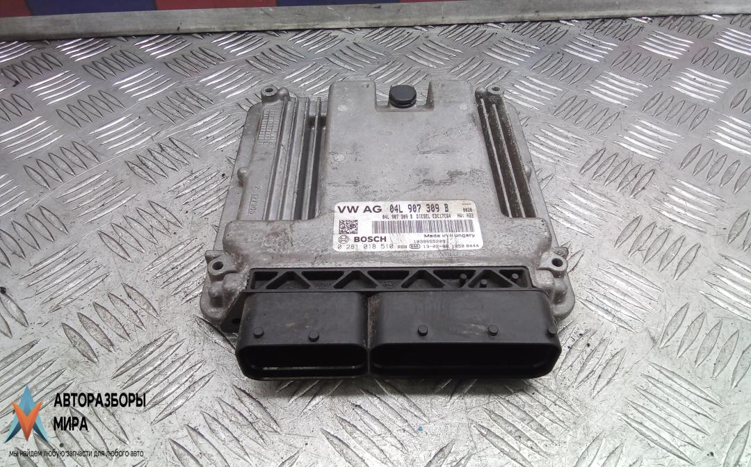 ЭБУ Volkswagen Golf 7 поколение 2013, 1.6 л., дизель, МКПП, хетчбэк 5 дв., 0281018510, AG04L907309B - фото №1