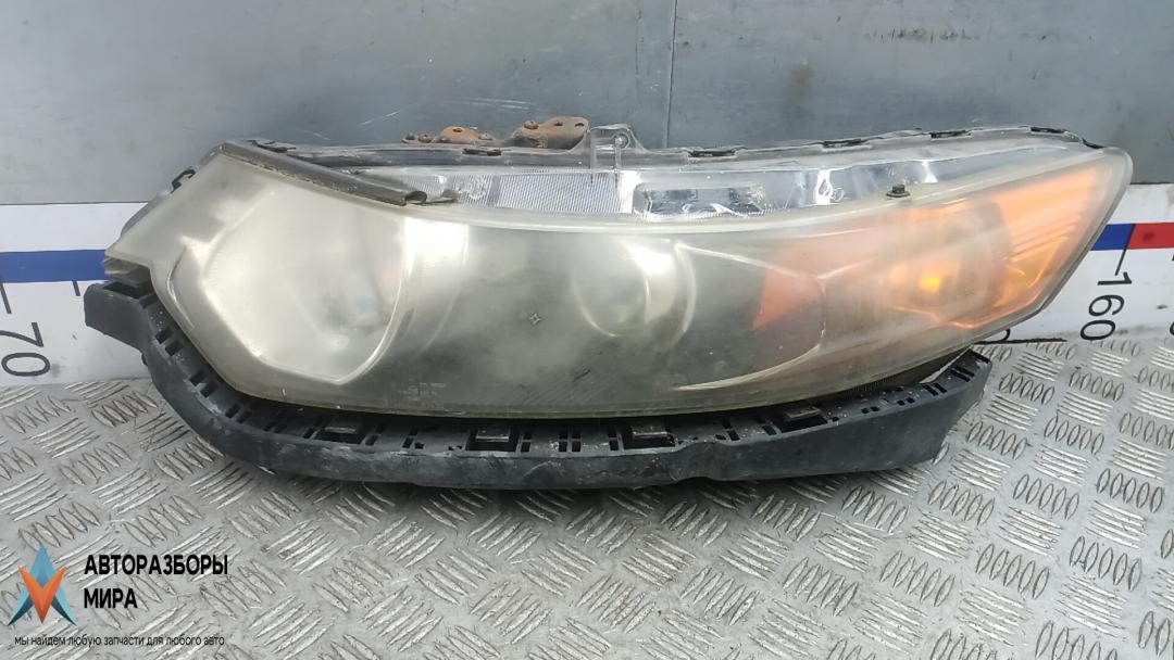 фара левая Honda Accord 8 поколение 2009, 2.2 л., i-DTEC, дизель, МКПП, седан, 33151TL0E13 - фото №1