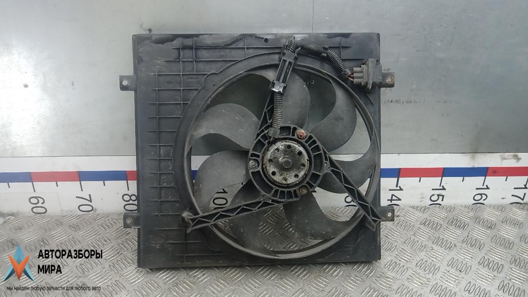 вентилятор радиатора Volkswagen Golf 4 поколение 2001, 1.4 л., бензин, МКПП, хетчбэк 5 дв., 6X0959455F, 6E0959455A, 1J0121207 - фото №1