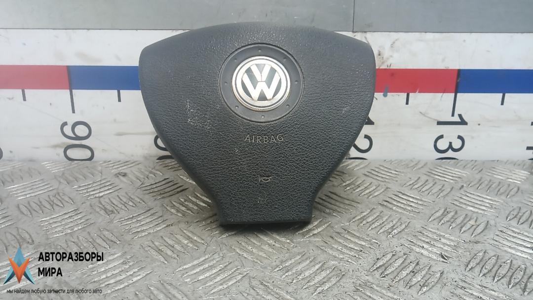 подушка безопасности водителя Volkswagen Caddy 3 поколение 2007, 2.0 л., дизель, МКПП - фото №1