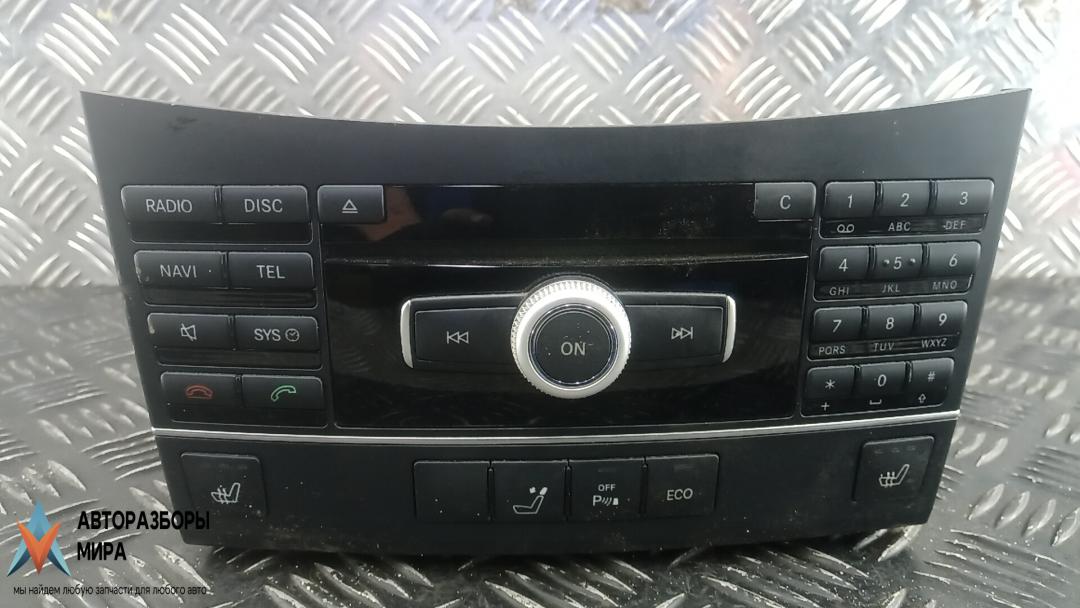 магнитола Mercedes-Benz E-Класс W212/S212/C207/A207 2012, 2.2 л., D E220 CDI, дизель, АКПП, универсал, A2129018702, A2129005212, A2129024905 - фото №1