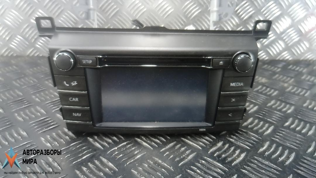 магнитола Toyota RAV4 4 поколение (CA40) 2014, 2.0 л., дизель, МКПП, внедорожник 5 дв., 8614042240 - фото №1