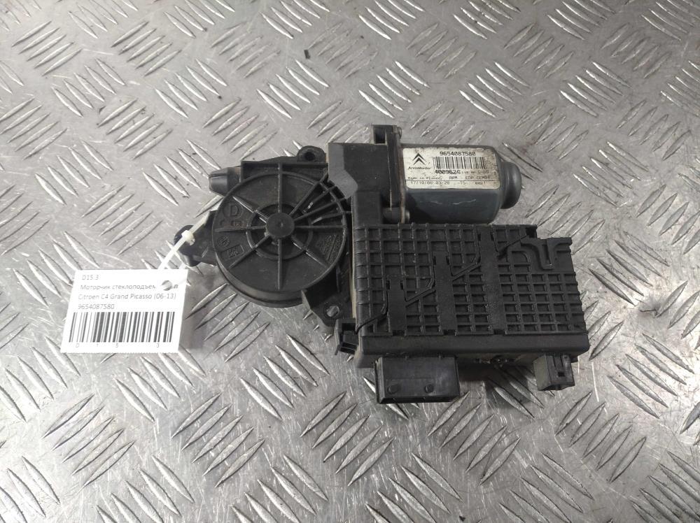 моторчик стеклоподъемника передний правый Citroen C4 Grand Picasso 1 поколение 2007, цвет, 9654087580 - фото №1