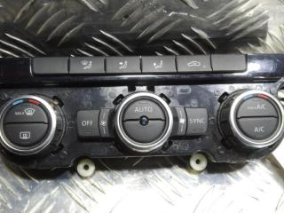 блок управления печки / климат-контроля Volkswagen Touran 1 поколение [2-й рестайлинг] 2012, цвет, 3AA907044PB