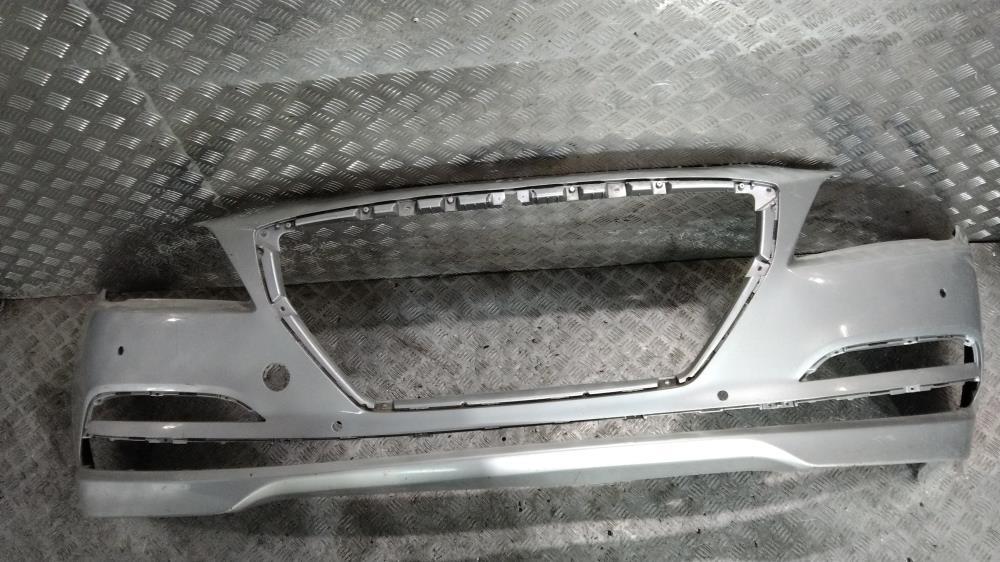 бампер передний Genesis G80 1 поколение 2016, цвет, седан - фото №1