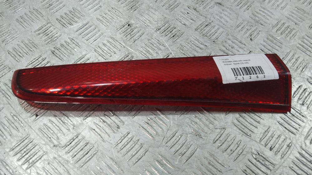 фонарь задний левый Nissan Note E11 2007, цвет - фото №1
