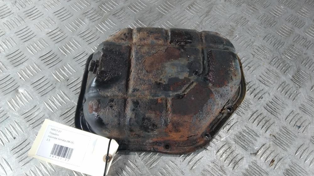 масляный поддон Hyundai Santa Fe 2 поколение (CM) 2008, Бензин 2.7, цвет - фото №1