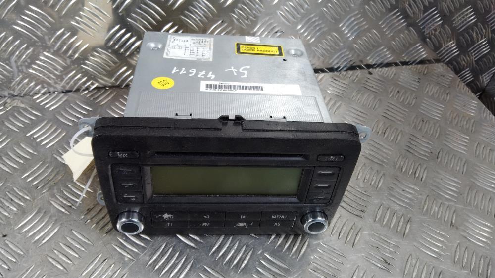 магнитола Volkswagen Golf Plus 1 поколение 2008, цвет, 5M0035182A - фото №1