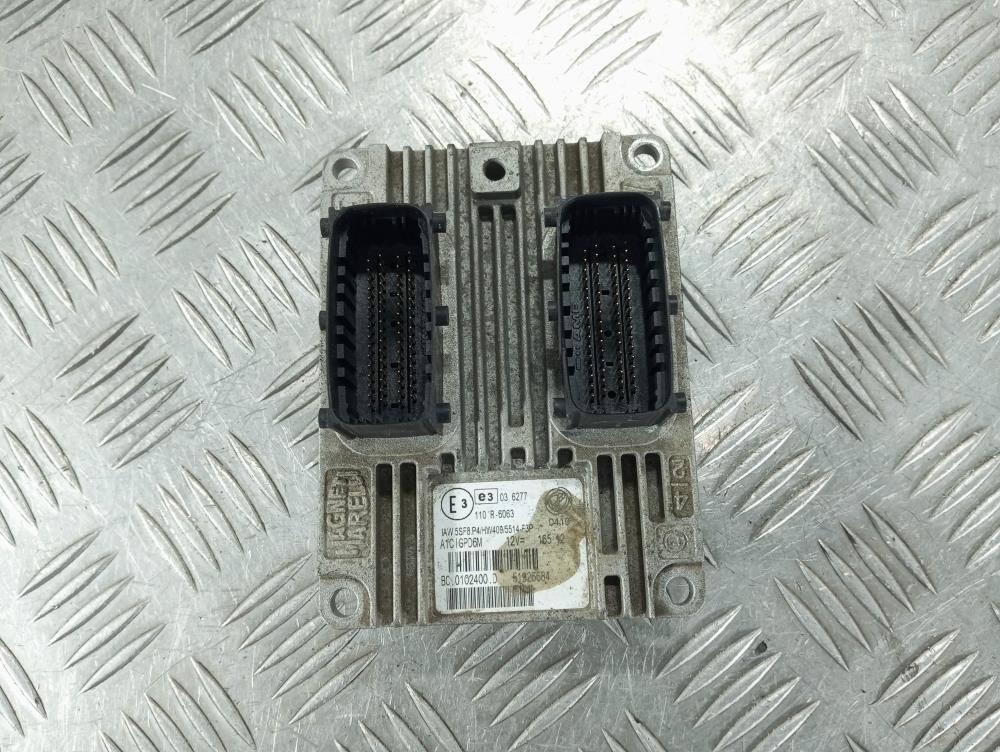 Блок управления двигателем Fiat Panda 2 поколение 2008, цвет, 51926684 - фото №1