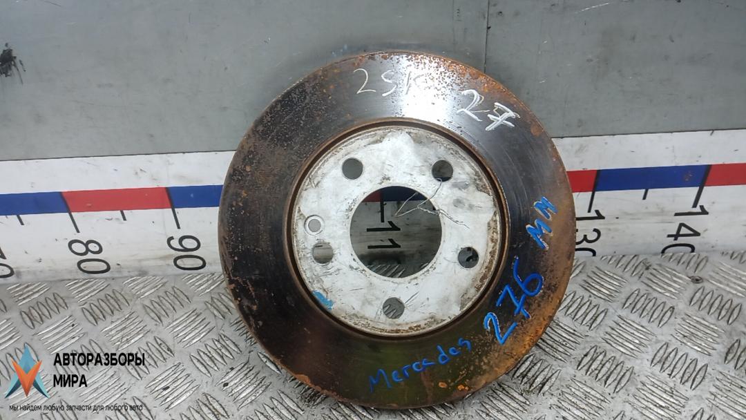 диск тормозной передний Mercedes-Benz A-Класс W169 2006, 1.7 л., A170, бензин, АКПП, хетчбэк 5 дв. - фото №1