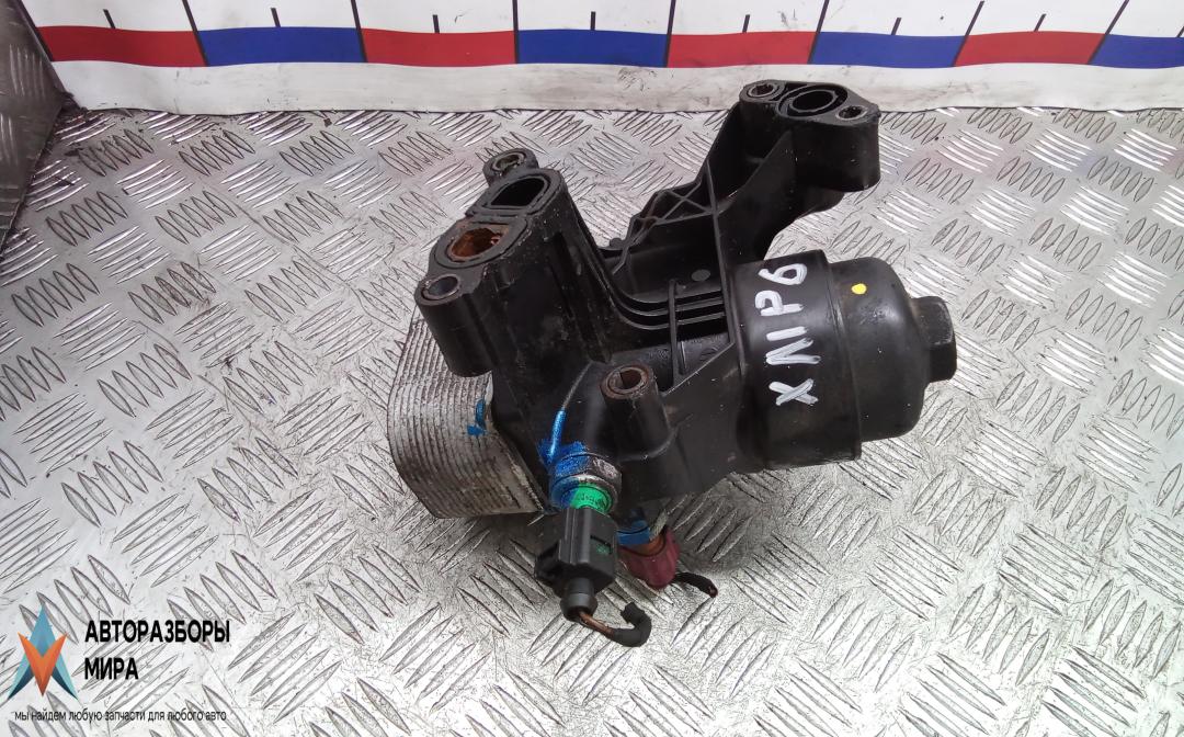 Корпус масляного фильтра дизельный Skoda Octavia 3 поколение (A7) 2014, 1.6 л., дизель, АКПП, хетчбэк 5 дв., 03N115389B - фото №1