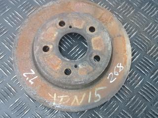 диск тормозной задний Toyota Auris 1 поколение 2007, 1.4 л., D-4D, дизель, МКПП, хетчбэк 5 дв., 4243112280