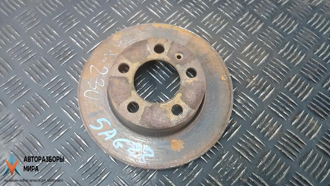 диск тормозной задний Skoda Rapid 1 поколение 2013, 1.6 л., дизель, МКПП, хетчбэк 5 дв., 1J0615601P - фото №1