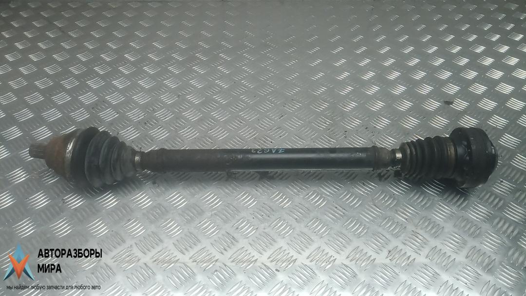 полуось передняя правая (приводной вал, ШРУС) Volkswagen Jetta 5 поколение 2007, 2.0 л., дизель, МКПП, седан, 1K0407454DX, 1K0407272EK - фото №1