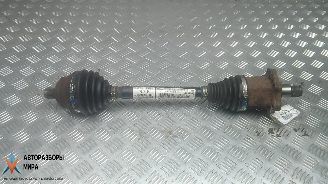 полуось передняя правая (приводной вал, ШРУС) Volkswagen Phaeton 1 поколение 2007, 3.0 л., дизель, АКПП, седан, 3D0407272E - фото №1