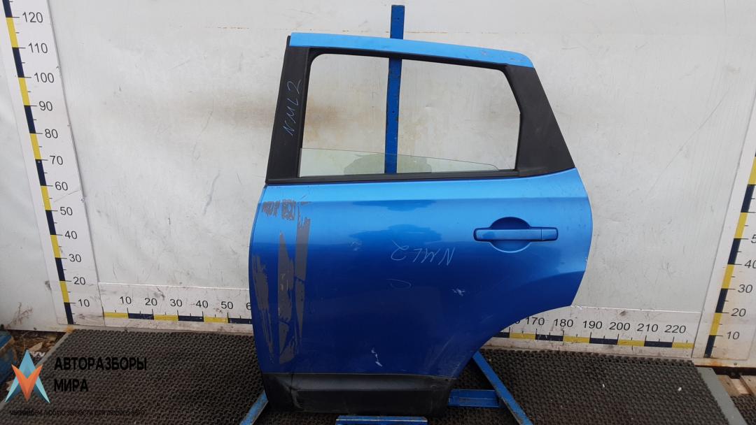дверь задняя левая Nissan Qashqai 1 поколение 2007, 1.6 л., бензин, МКПП, внедорожник 5 дв., H2101JD0M0 - фото №1