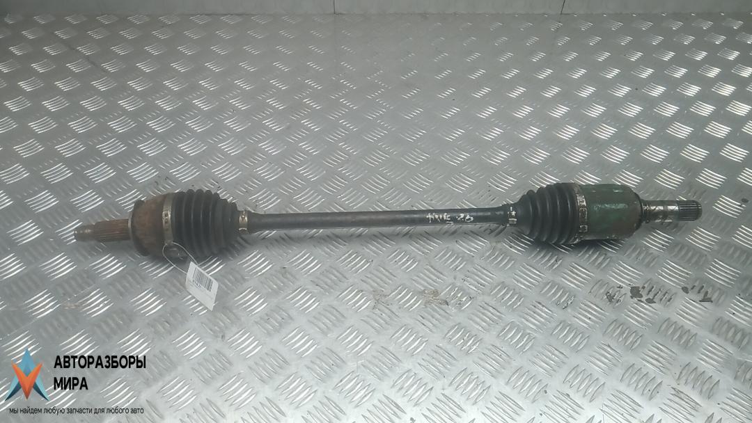 полуось передняя правая (приводной вал, ШРУС) Subaru Forester 3 поколение (SH) 2010, 2.0 л., дизель, МКПП, внедорожник 5 дв., 28321AJ031 - фото №1