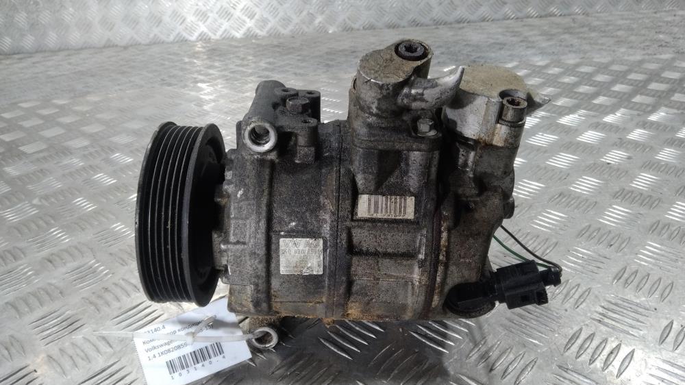 компрессор кондиционера Volkswagen Golf 6 поколение 2010, цвет, 1K0820859M - фото №1