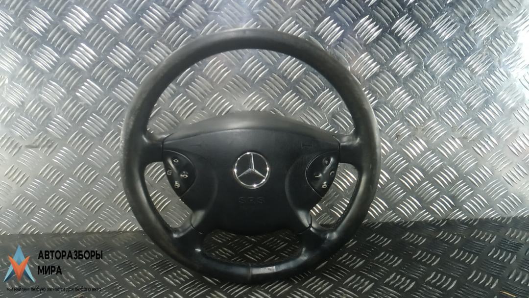 руль Mercedes-Benz E-Класс W211/S211 2005, 2.2 л., D E220 CDI, дизель, МКПП, седан - фото №1