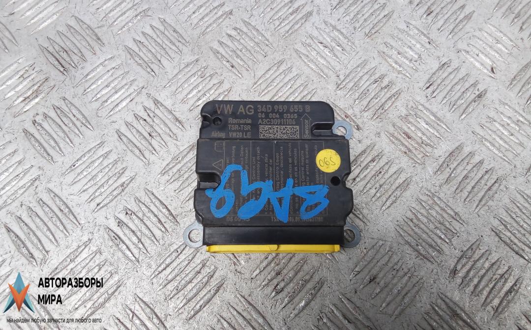 блок AirBag Skoda Rapid 1 поколение 2013, 1.6 л., дизель, АКПП, хетчбэк 5 дв., 34D959655B - фото №1