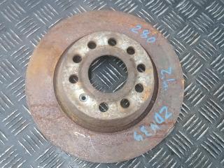 диск тормозной задний Volkswagen Passat B7 2013, 1.6 л., дизель, МКПП, седан