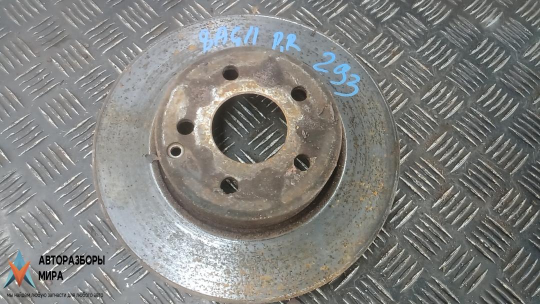 диск тормозной передний Mercedes-Benz E-Класс W212/S212/C207/A207 2010, 2.2 л., D E220 CDI, дизель, АКПП, седан - фото №1