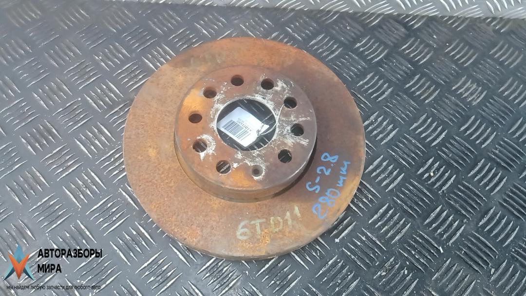 диск тормозной передний Skoda Octavia 3 поколение (A7) 2014, 1.6 л., дизель, МКПП, хетчбэк 5 дв., 5Q0615301A, 5Q0615301E - фото №1