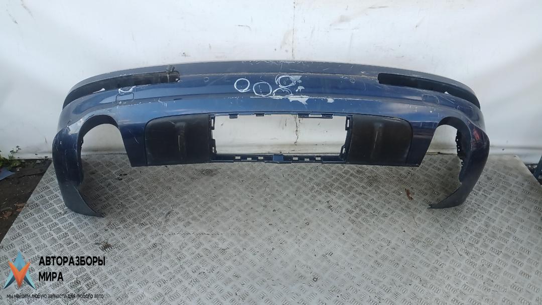 бампер задний Audi Q7 4L 2006, 3.0 л., D TDI, дизель, АКПП, внедорожник 5 дв., 4L0807303B, 4L0071605 - фото №1