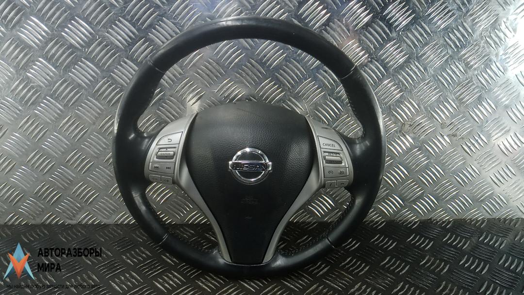 руль Nissan Qashqai 2 поколение 2014, 1.6 л., дизель, МКПП, внедорожник 5 дв., 484304EL1A - фото №1