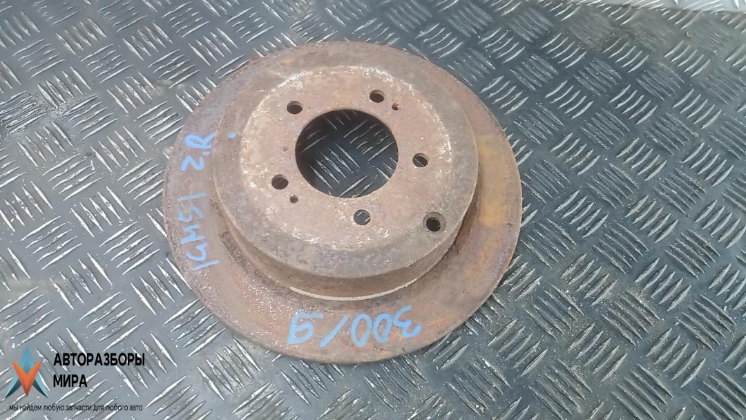 диск тормозной задний Citroen C-Crosser 1 поколение 2008, 2.2 л., D HDi, дизель, МКПП, внедорожник 5 дв. - фото №1