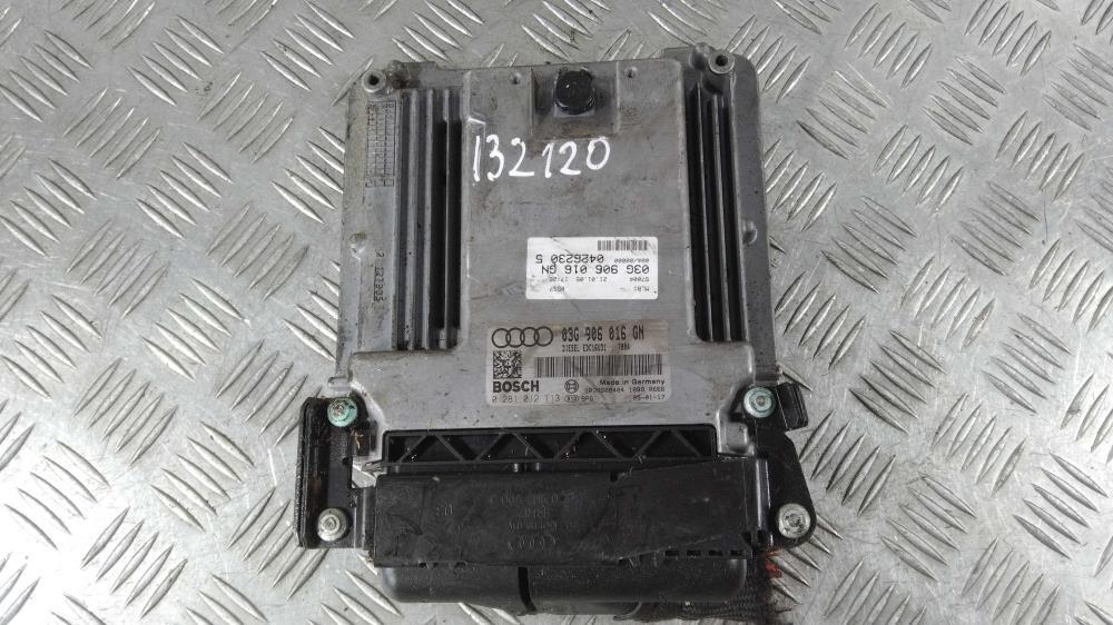 Блок управления двигателем Audi A4 B7 2005, цвет, 03G906016GN - фото №1