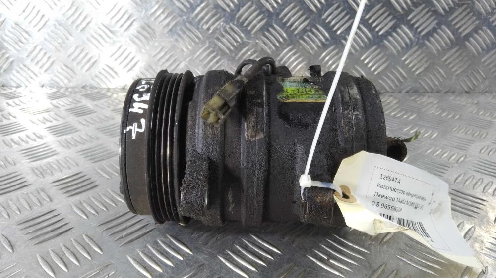 компрессор кондиционера Daewoo Matiz M200 2005, Бензин 0.8, цвет, 96568208 - фото №1