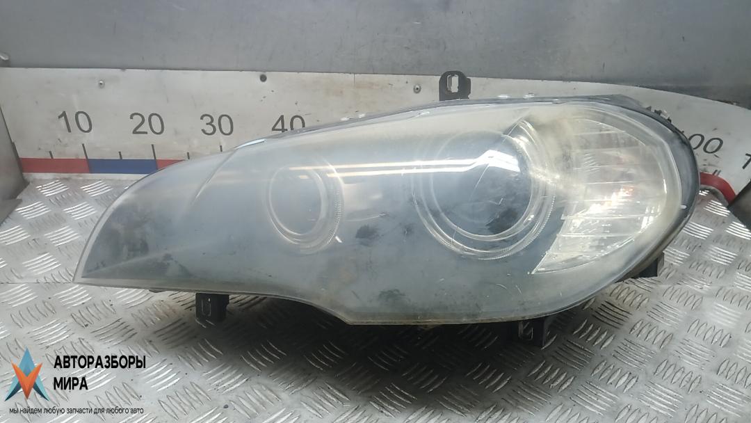 фара левая BMW X5 E70 2008, 3.0 л., дизель, АКПП, внедорожник 5 дв. - фото №1
