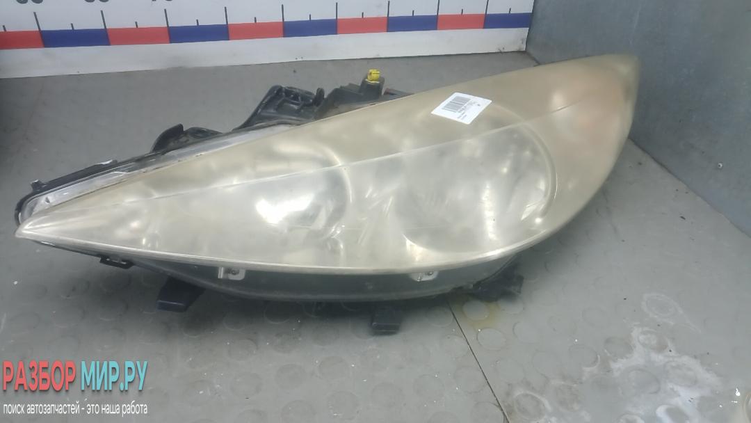 фара левая Peugeot 207 1 поколение 2007, 1.4 л., VTi, бензин, МКПП, хетчбэк 5 дв. - фото №1