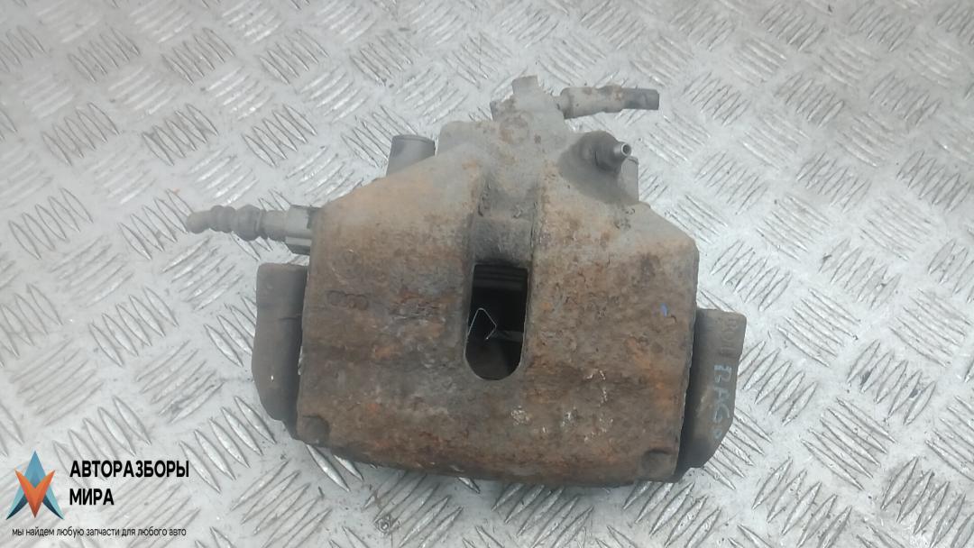 суппорт передний левый Volkswagen Scirocco 3 поколение 2011, 2.0 л., дизель, МКПП, купе, 1K0615123E - фото №1