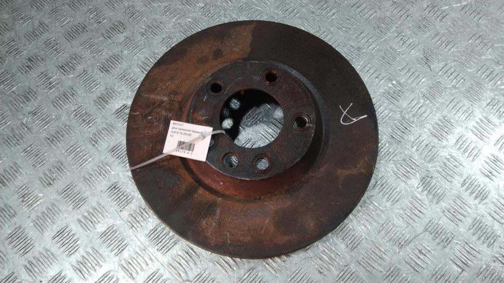 диск тормозной передний Audi Q7 4L 2006, Бензин 4.2, цвет - фото №1