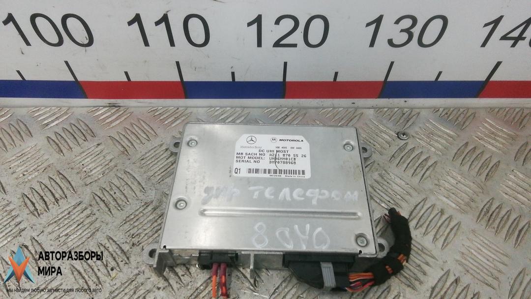 блок управления телефоном Mercedes-Benz M-Класс W164 2007, 4.0 л., D ML420 CDI, дизель, АКПП, внедорожник 5 дв., A2118705526 - фото №1