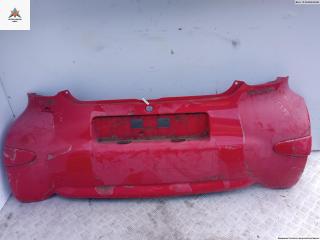 бампер задний Toyota Aygo 1 поколение 2006, красный, хетчбэк 3 дв., 521590H030