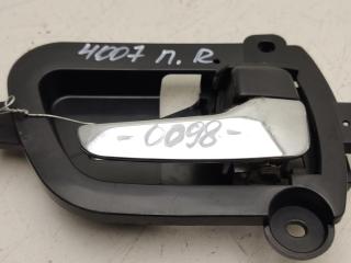 ручка внутренняя передняя правая Peugeot 4007 1 поколение 2007, 2.2 л., дизель, МКПП, серый, внедорожник 5 дв., 3H45X