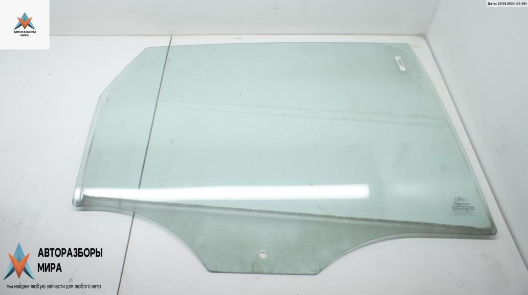 стекло двери задней правой Ford Fiesta 5 поколение 2002, 1.4 л., бензин, МКПП, синий, хетчбэк 5 дв., AS2 - фото №1