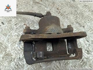 суппорт передний левый Nissan Almera N15 [рестайлинг] 1999, 1.6 л., бензин, АКПП, серый, хетчбэк 5 дв.