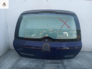 крышка багажника Renault Clio 2 поколение [2-й рестайлинг] 2006, синий, хетчбэк 3 дв.