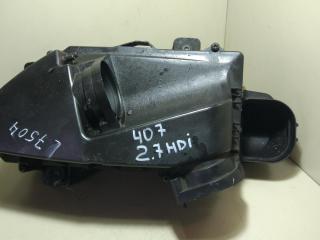 корпус воздушного фильтра Peugeot 407 1 поколение 2005, 2.7 л., дизель, АКПП, чёрный, купе, 9634107180