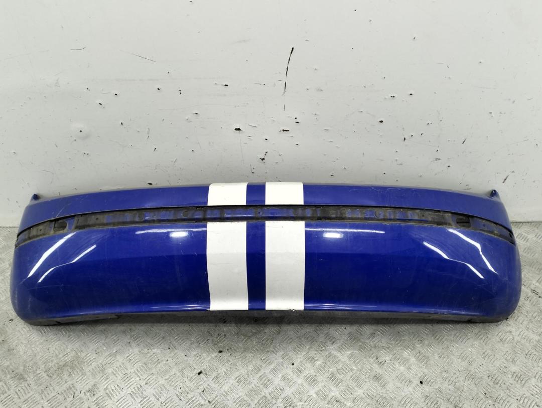 бампер задний Skoda Fabia 1 поколение (6Y) 2003, синий, хетчбэк 5 дв., 6Y6807421 - фото №1