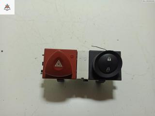 кнопка аварийной сигнализации Renault Megane 2 поколение 2004, 2.0 л., бензин, МКПП, серый, кабриолет, 8200407415, 8200095493