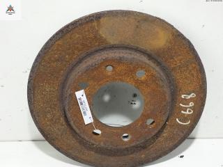 диск тормозной задний Peugeot 206 1 поколение [рестайлинг] 2004, 1.6 л., бензин, МКПП, серый, кабриолет